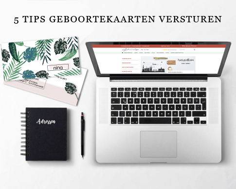 5 Tips: Wie stuur je een geboortekaartje!